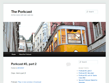 Tablet Screenshot of porkcast.net